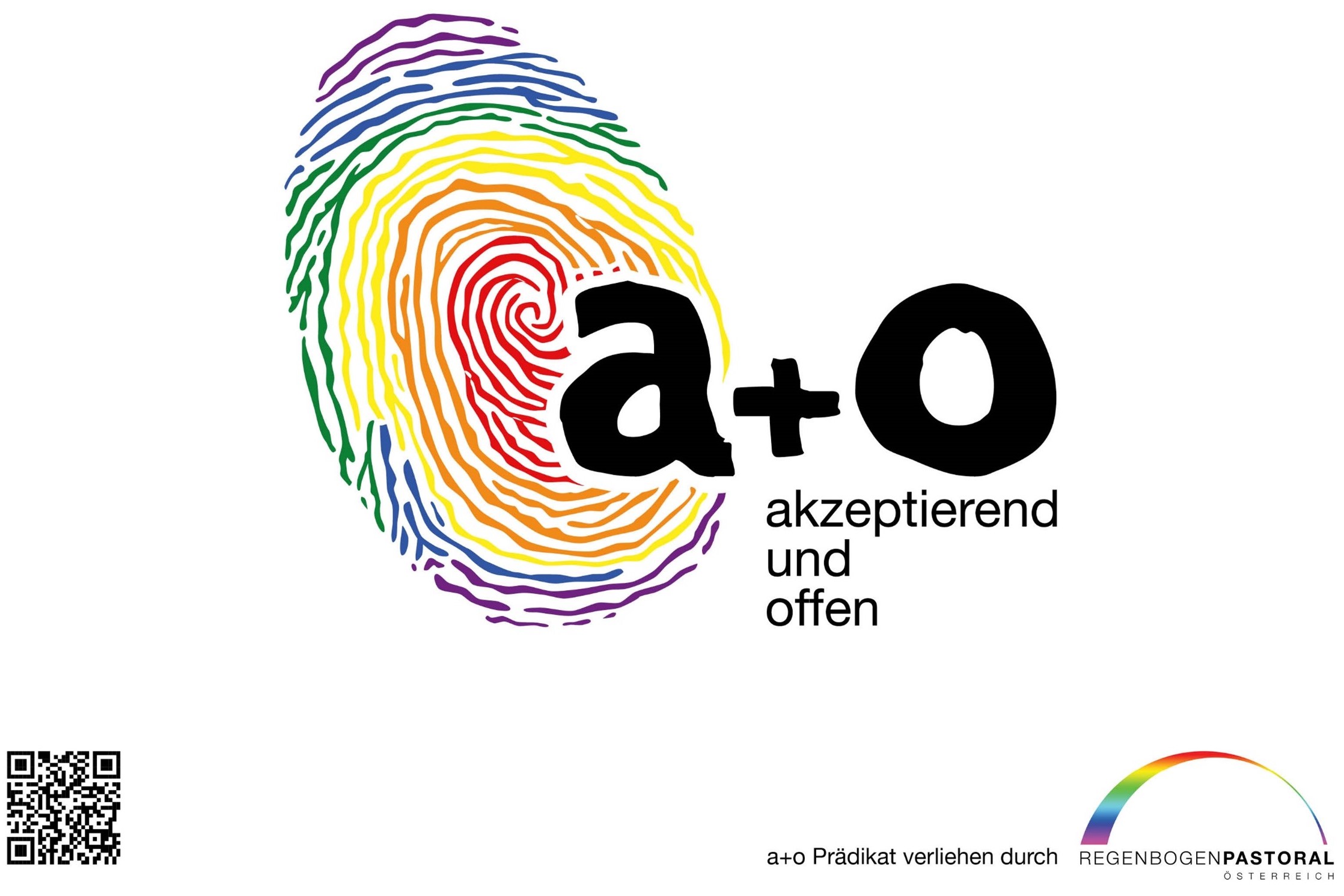 Regenbogenpastoral vergibt 'a+o'