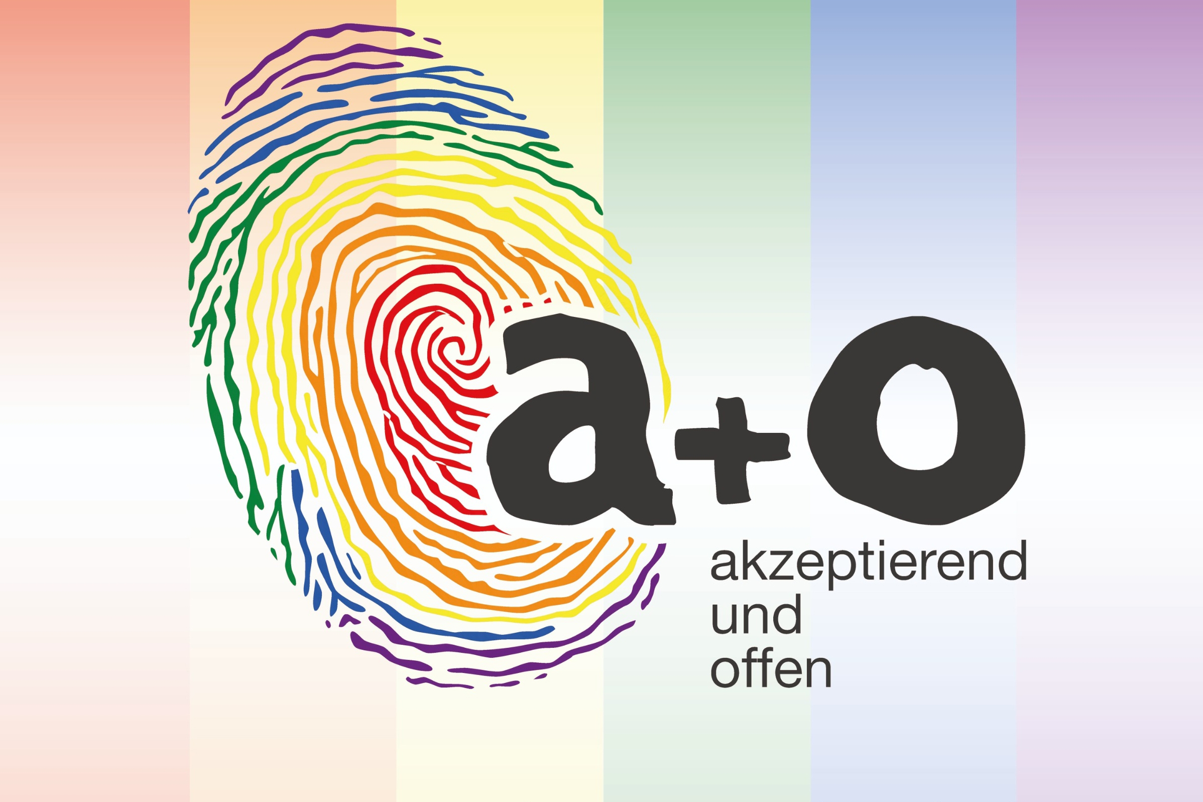 'a+o'-Regenbogenfahne
