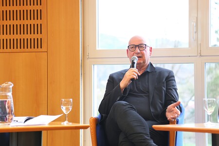 Michael Lehofer (Psychiater, Psychotherapeut, Aufsichtsratsvorsitzender Universalmuseum Joanneum Graz), Tagung 'Religionen und die Angst', St. Virgil, Salzburg, 29. März 2023