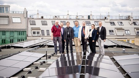 Photovoltaikanlage auf dem Kirchendach St. Florian