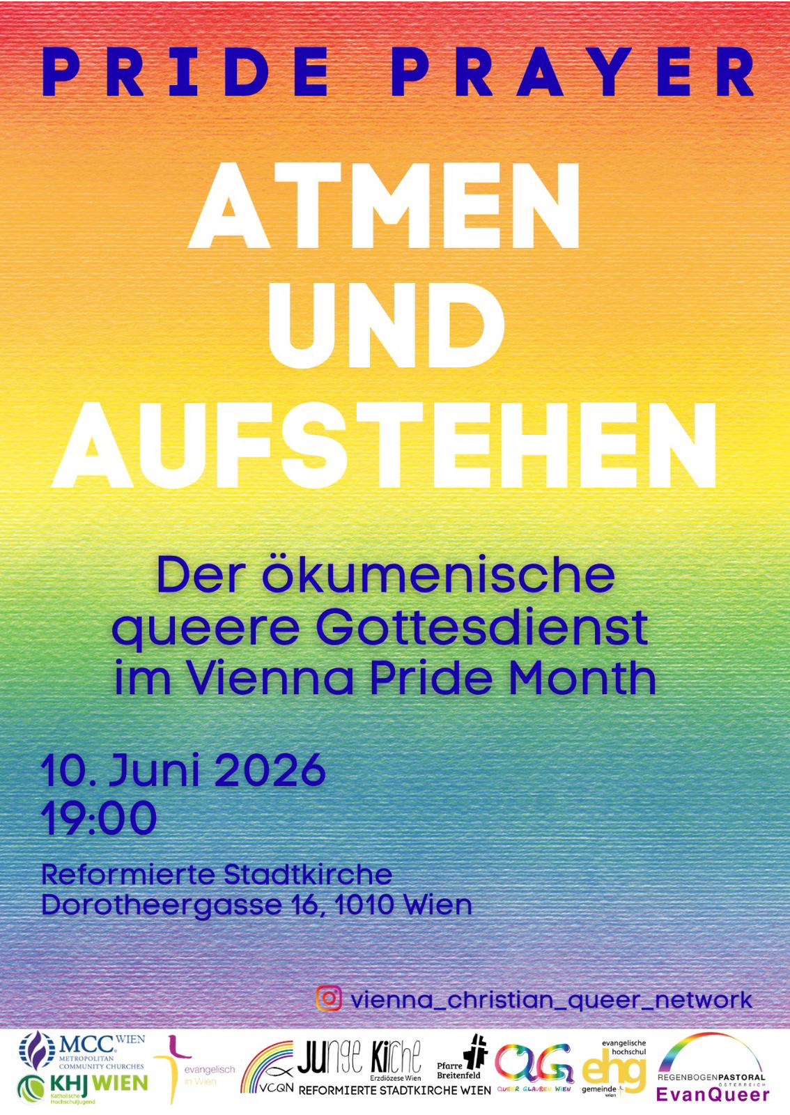 Pride Prayer Wien 2026